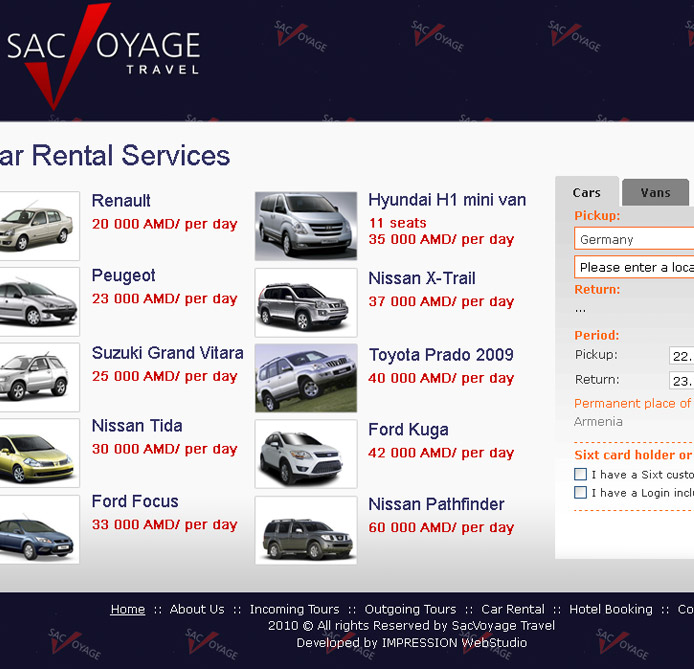 SacVoyage Travel Agency